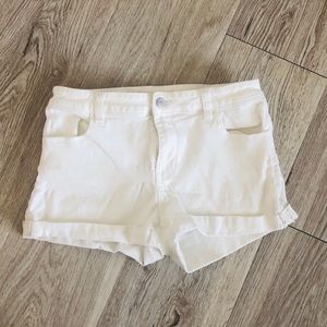 Pacsun White Jean Shorts